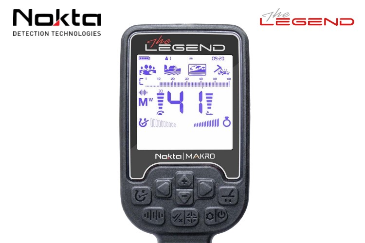 Nokta Legend Metalldetektor mit Accupoint Pinpointer
